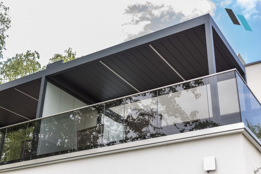Algarve lamellás pergola, integrált LED világítással