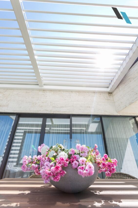 Algarve Aero lamellás pergola