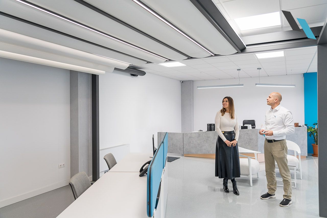 Alumark Cubic az Archishade bemutatótermében